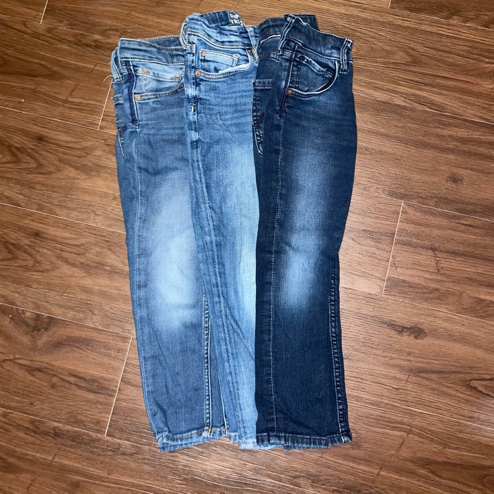 (3 pairs) H&M skinny jeans boys size 5/6